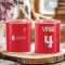 Prémium Liverpool Bögre személyre szabható, egyedi névvel 330ml Rózsaszín bögre "Home kit"