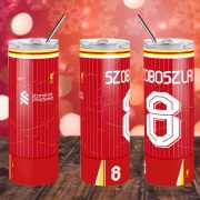   Liverpool Duplafalú termosz egyedi névvel 600 ml "Home kit"