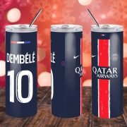   PSG Duplafalú termosz egyedi névvel 600 ml "Home kit"