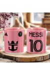 Prémium Inter Miami Bögre személyre szabható, egyedi névvel 330ml Rózsaszín bögre "Messi"