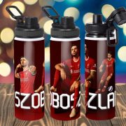   Prémium Szoboszlai fém sportkulacs egyedi névvel 850 ml "SZOBO 2025"