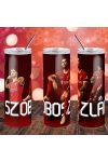 Szoboszlai Duplafalú termosz egyedi névvel 600 ml "SZOBO 2025"