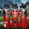Prémium ARSENAL fém sportkulacs egyedi névvel és számmal 850 ml "ZIPPER"