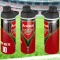 ARSENAL fém kulacs egyedi névvel és számmal 750 ml "ZIPPER"