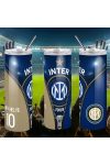 Inter Milan Duplafalú termosz egyedi névvel és számmal 600 ml "ZIPPER"