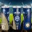 Inter Milan Duplafalú termosz egyedi névvel és számmal 600 ml "ZIPPER"