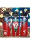 Prémium Liverpool fém sportkulacs egyedi névvel és számmal 850 ml "ZIPPER"