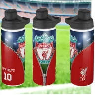   Liverpool fém kulacs egyedi névvel és számmal 750 ml "ZIPPER"