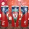 Liverpool Duplafalú termosz egyedi névvel és számmal 600 ml "ZIPPER"