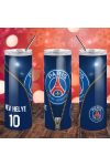 PSG Duplafalú termosz egyedi névvel és számmal 600 ml "ZIPPER"