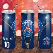   PSG Duplafalú termosz egyedi névvel és számmal 600 ml "ZIPPER"