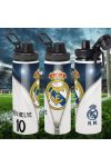 Prémium Real Madrid fém sportkulacs egyedi névvel és számmal 850 ml "ZIPPER"