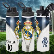   Prémium Real Madrid fém sportkulacs egyedi névvel és számmal 850 ml "ZIPPER"