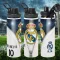 Prémium Real Madrid fém sportkulacs egyedi névvel és számmal 850 ml "ZIPPER"