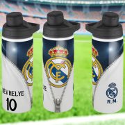  Real Madrid fém kulacs egyedi névvel és számmal 750 ml "ZIPPER"