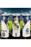 Real Madrid Duplafalú termosz egyedi névvel és számmal 600 ml "ZIPPER"