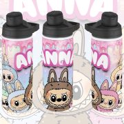   Személyre szabható LABUBU fém kulacs egyedi névvel 750 ml