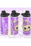 Személyre szabható "LABUBU Lila" fém kulacs egyedi névvel 750 ml