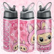   Személyre szabható "LABUBU Friends" fém kulacs egyedi névvel 750 ml