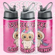   Személyre szabható "Labukornis" fém kulacs egyedi névvel 750 ml