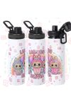 Személyre szabható "LABUBU Friends" fém kulacs egyedi névvel 850 ml