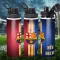 Prémium BARCELONA 2026 fém sportkulacs egyedi névvel és számmal 850 ml "ZIPPER"
