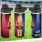 BARCELONA 2026 fém kulacs egyedi névvel és számmal 750 ml "ZIPPER"