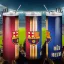 BARCELONA 2026 Duplafalú termosz egyedi névvel és számmal 600 ml "ZIPPER"