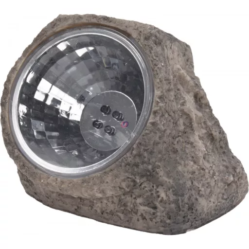 Kerti szolár lámpa szikla formájú 4 led, 12 cm 4 színben