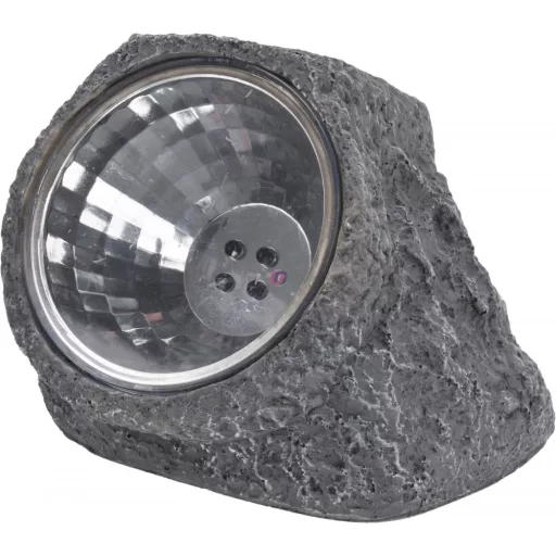 Kerti szolár lámpa szikla formájú 4 led, 12 cm 4 színben