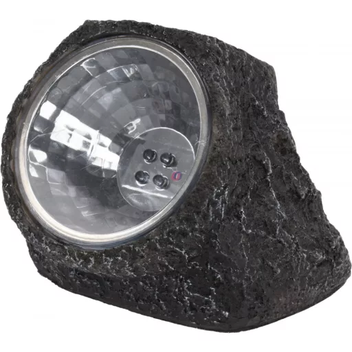 Kerti szolár lámpa szikla formájú 4 led, 12 cm 4 színben