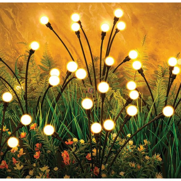 XL Prémium napelemes lámpa 75 cm 6 LED Fireball