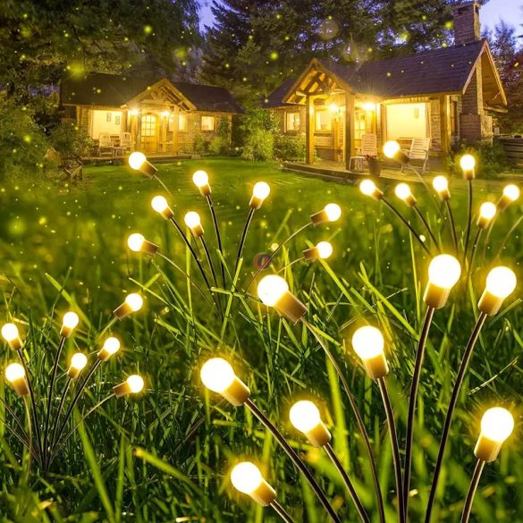 XL Prémium napelemes lámpa 75 cm 6 LED Fireball
