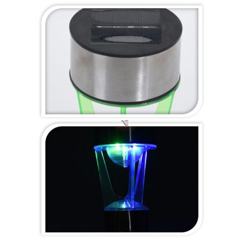 Prémium napelemes lámpa "Disco gömb" leszúrható 4 féle színben