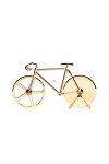 Pizzaszeletelő Fixi kerékpár fém 22x13x4cm arany