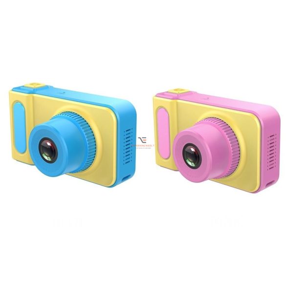 Summer Vacation Kids Digitáls gyermek fényképezőgép 3MP kék/rózsaszín