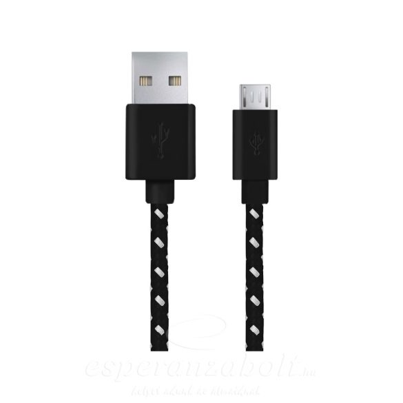 Esperanza USB 2.0 A A-B M/M 1.0m kábel szövet EB175KY