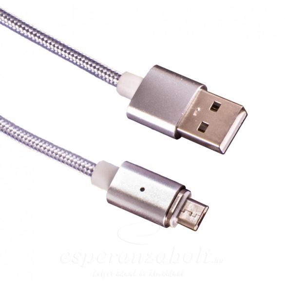 Esperanza Micro USB 2.0 A-B M/M mágneses töltő kábel EB230