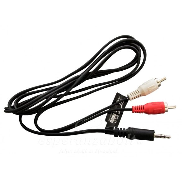 Esperanza mini Jack - RCA 2x átalakító kábel 1,5m EB241