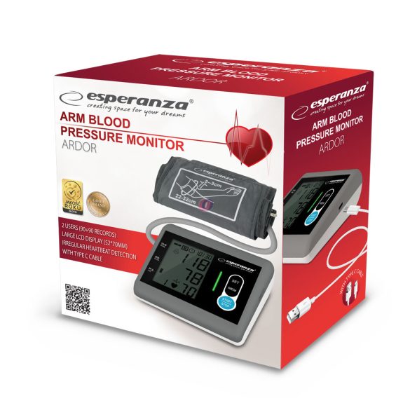 Esperanza ARDOR felkaros Vérnyomásmérő ECB004 USB
