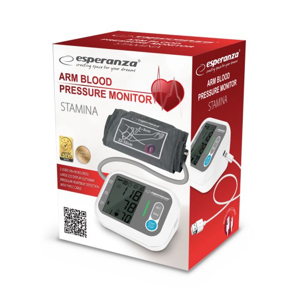 Esperanza STAMINA felkaros Vérnyomásmérő ECB005 USB