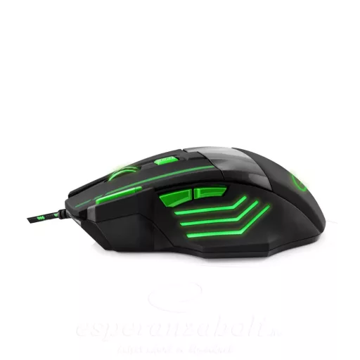 Esperanza Gaming Egér 7D Opt. Usb Mx201 Wolf Green