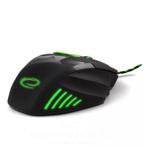 Esperanza Gaming Egér 7D Opt. Usb Mx201 Wolf Green