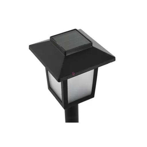 Lánghatású LED-es szolár kandeláber, 10 sárga LED 32,5 cm