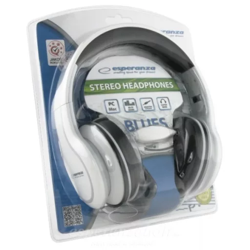 Esperanza Blues Soul Fejhallgató fehér EH136W