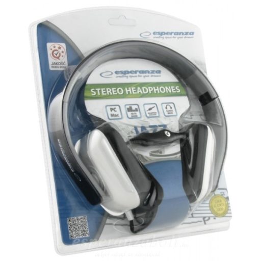 Esperanza JAZZ Fejhallgató fekete EH137K