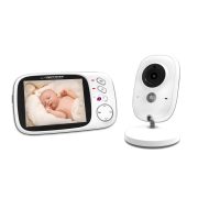   Esperanza Jacob Kamerás bébiőr 3,2" LCD kijelzővel, hőmérséklet kijelzéssel EHM002