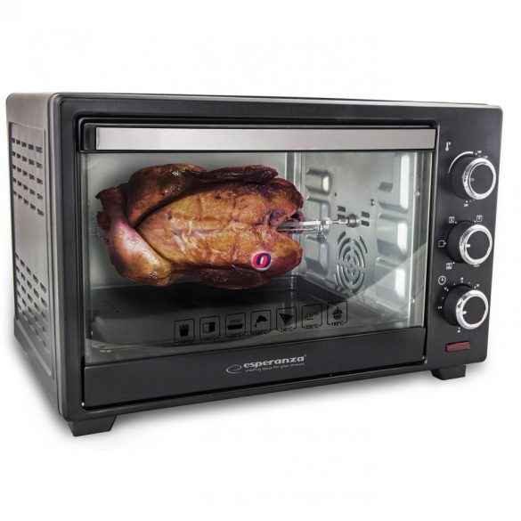 Esperanza Napoli Légkeveréses mini sütő 25L + Rotisserie