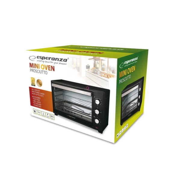 Esperanza Mini Sütő 20L 1600W Prosciutto