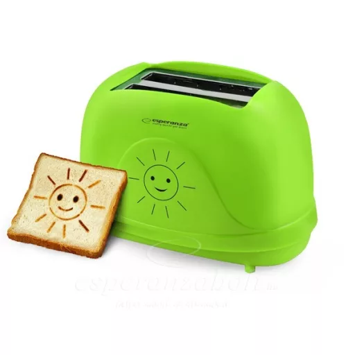 Esperanza Kenyérpirító Smiley Green